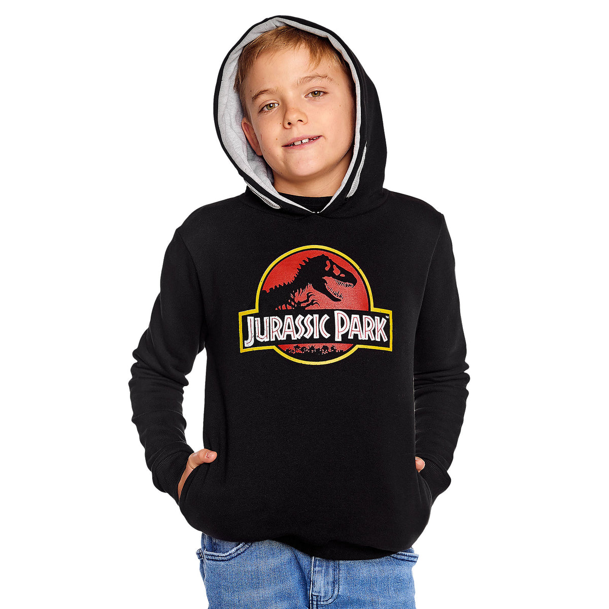 Image produit Jurassic Park - Logo du film Hoodie pour enfants noir
