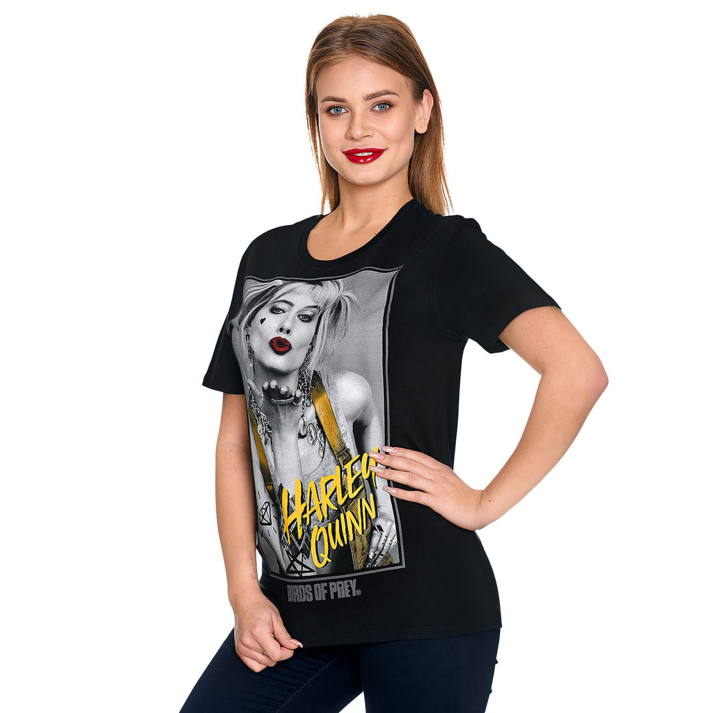 Image produit Birds of Prey - T-shirt Harley Kiss noir