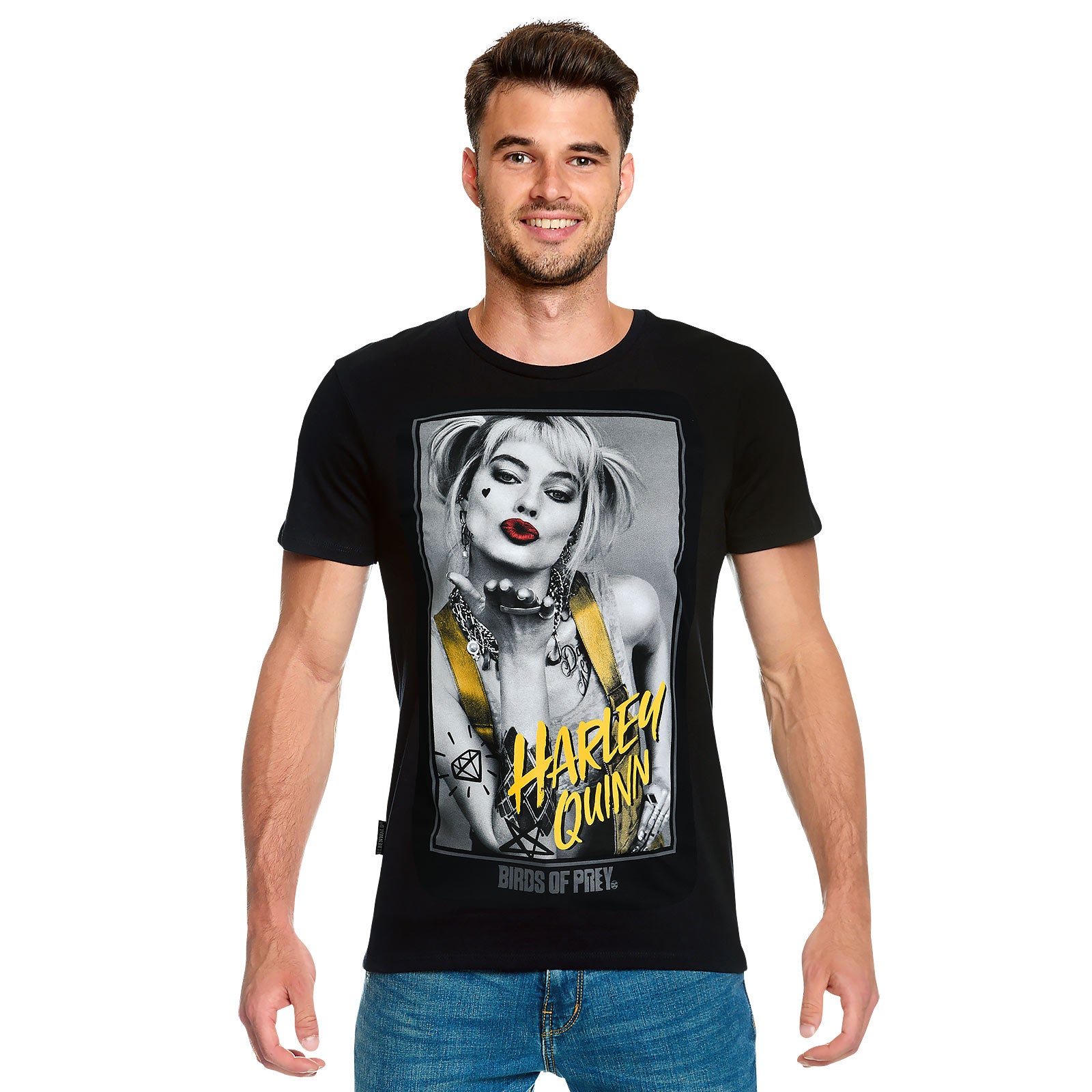 Image produit Birds of Prey - T-shirt Harley Kiss noir