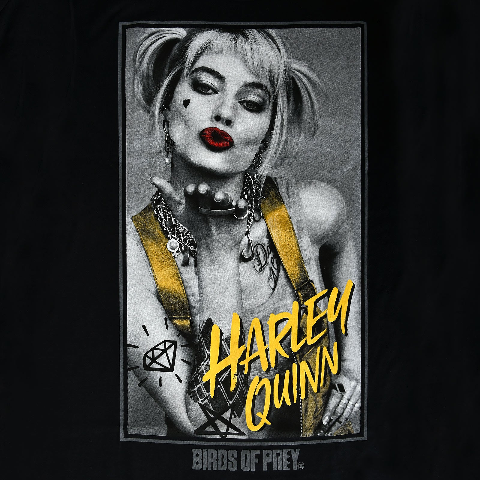 Image produit Birds of Prey - T-shirt Harley Kiss noir