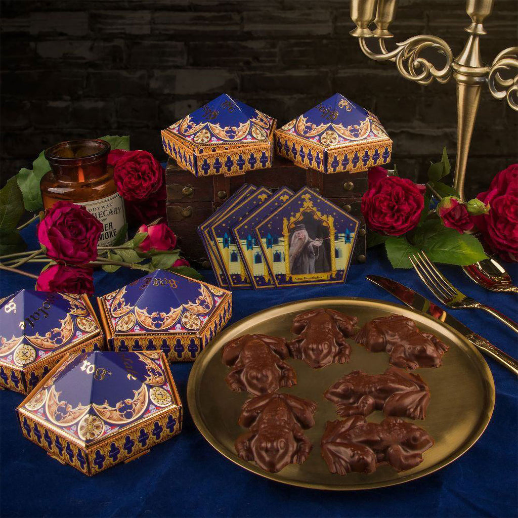 Image produit Moule à pralines Grenouille en chocolat avec cartes à collectionner - Harry Potter
