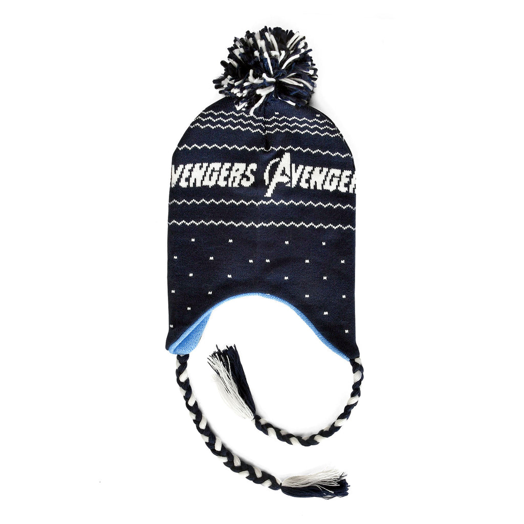Image produit Avengers - Bonnet Logo avec Pompons