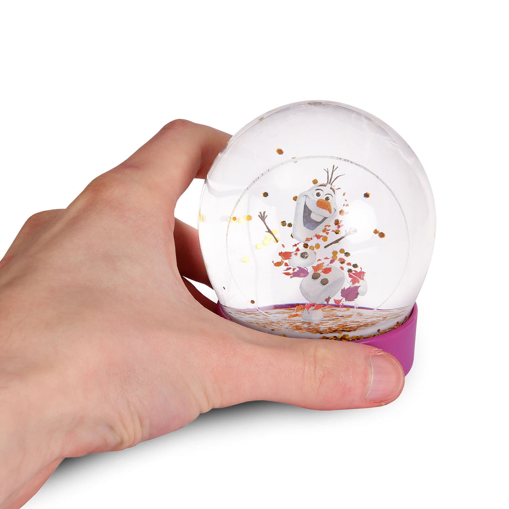 Image produit La Reine des Neiges - Boule à neige Olaf avec paillettes