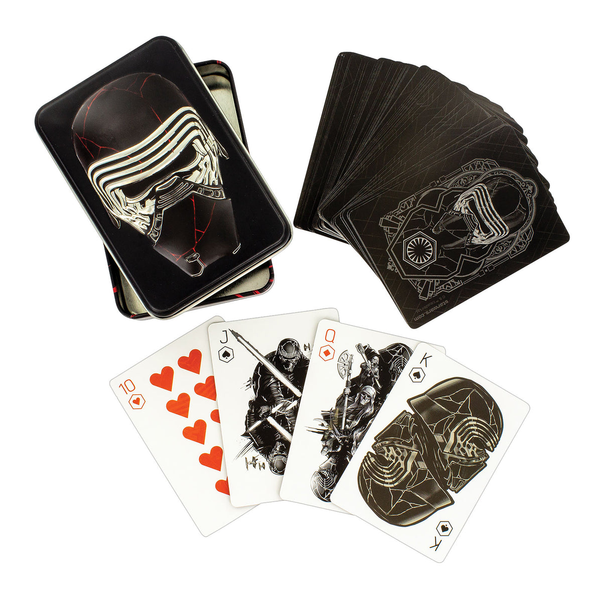 Image produit Star Wars - Jeu de cartes Kylo Ren en boîte métallique