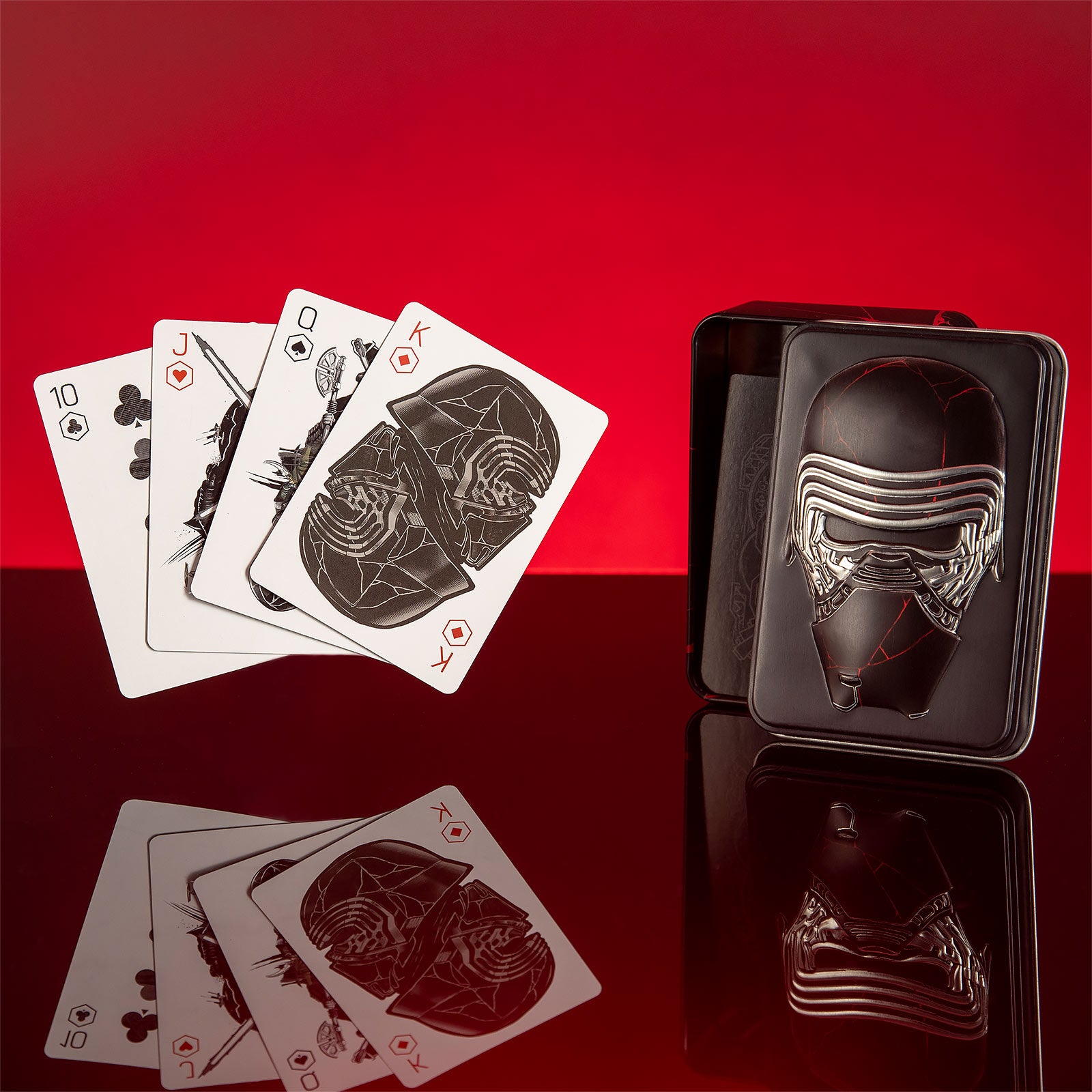 Image produit Star Wars - Jeu de cartes Kylo Ren en boîte métallique