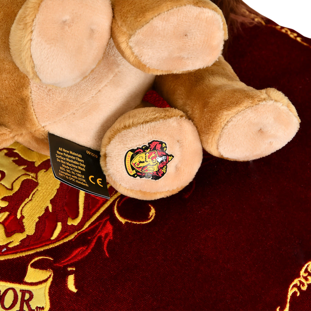 Image produit Harry Potter - Coussin blason Gryffondor avec figurine en peluche