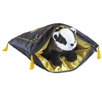 Image produit Harry Potter - Coussin blason Hufflepuff avec figurine en peluche