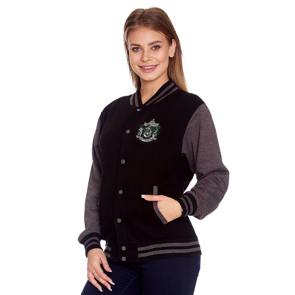 Image produit Harry Potter - Blouson Universitaire avec Blason de Serpentard