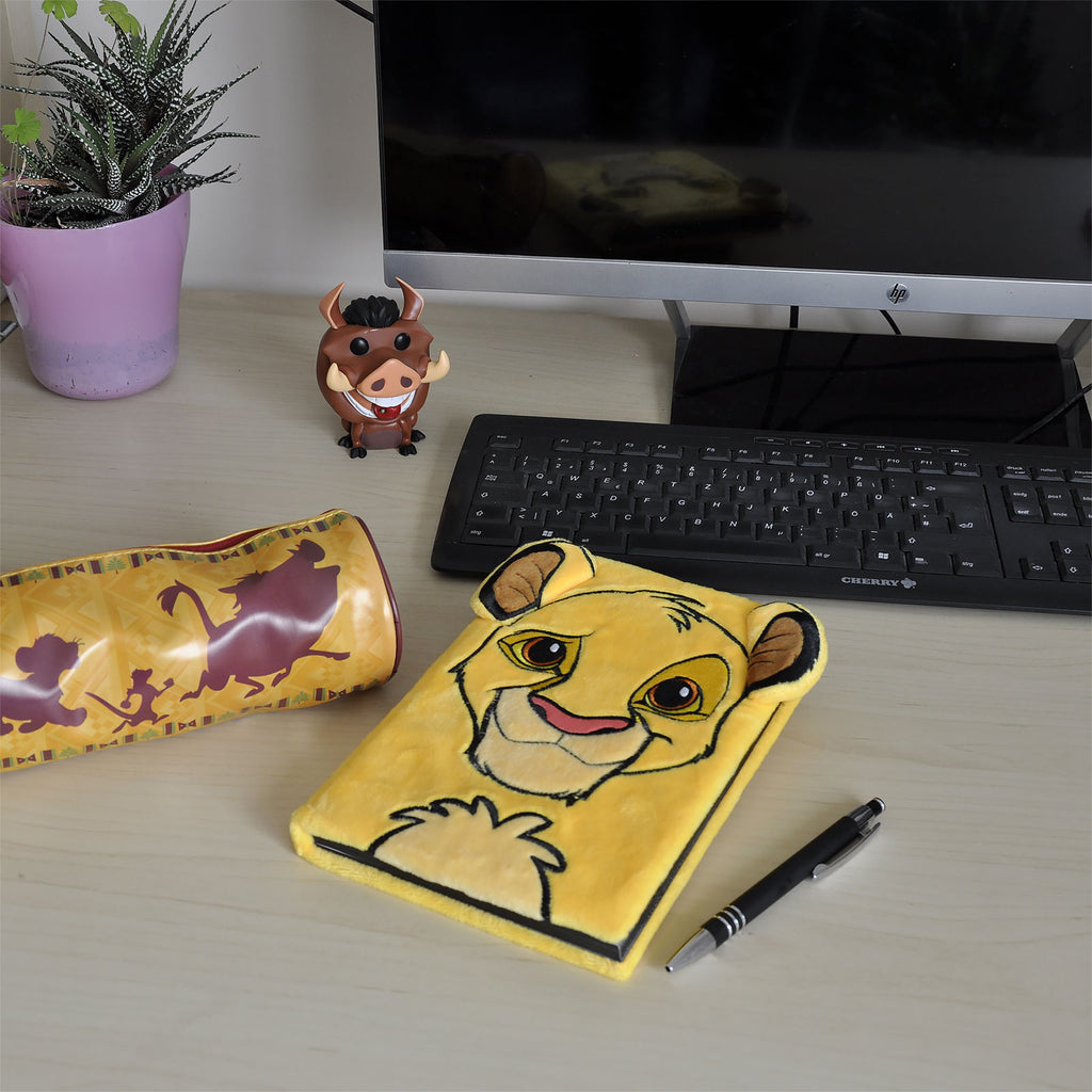 Image produit Le Roi Lion - Simba Peluche Cahier Premium A5