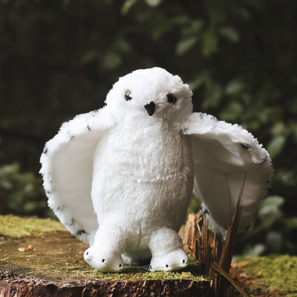 Image produit Hedwig avec ailes ouvertes figure en peluche 28 cm - Harry Potter