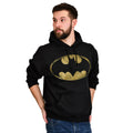 Image produit Batman - Sweat à capuche noir avec logo Bat en détresse