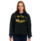 Image produit Batman - Sweat à capuche noir avec logo Bat en détresse
