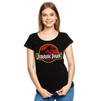 Image produit Jurassic Park - T-shirt logo femme noir