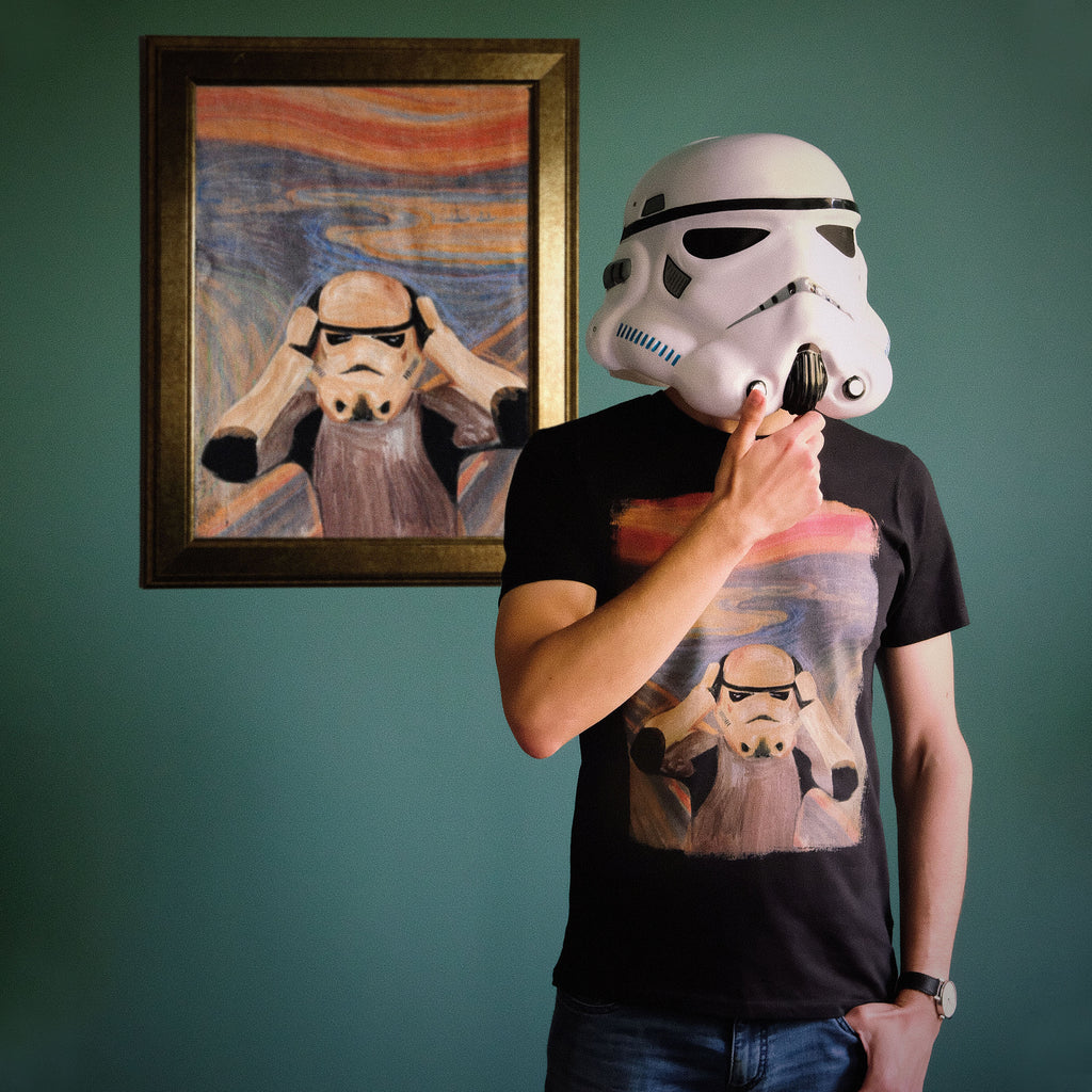 Image produit T-shirt Original Stormtrooper Scream noir