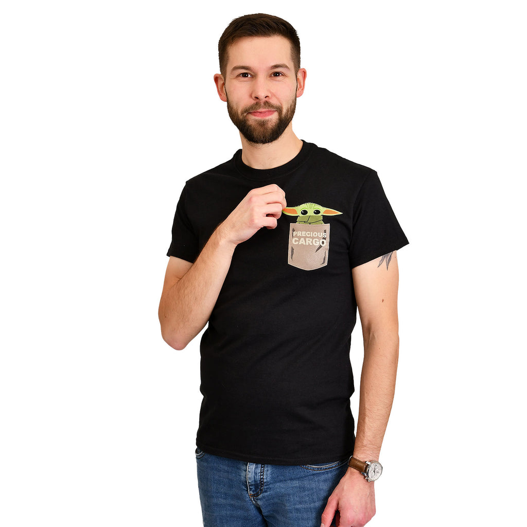 Image produit The Child Precious Cargo T-shirt noir - Star Wars The Mandalorian