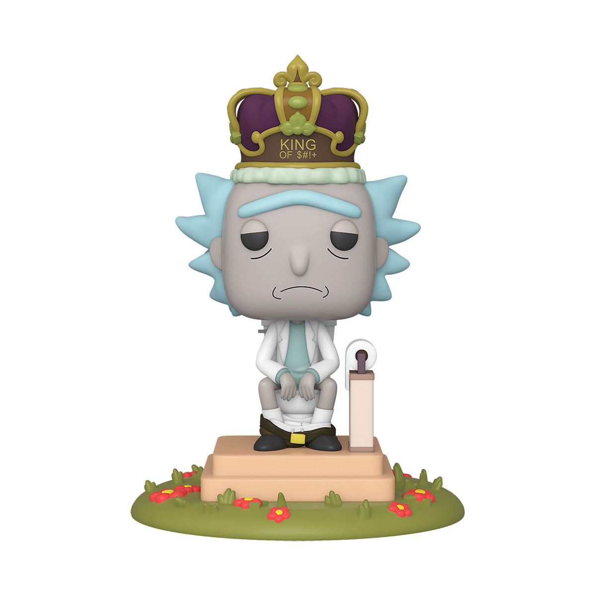Image produit Rick and Morty - Roi Rick avec son Figurine Funko Pop 17 cm
