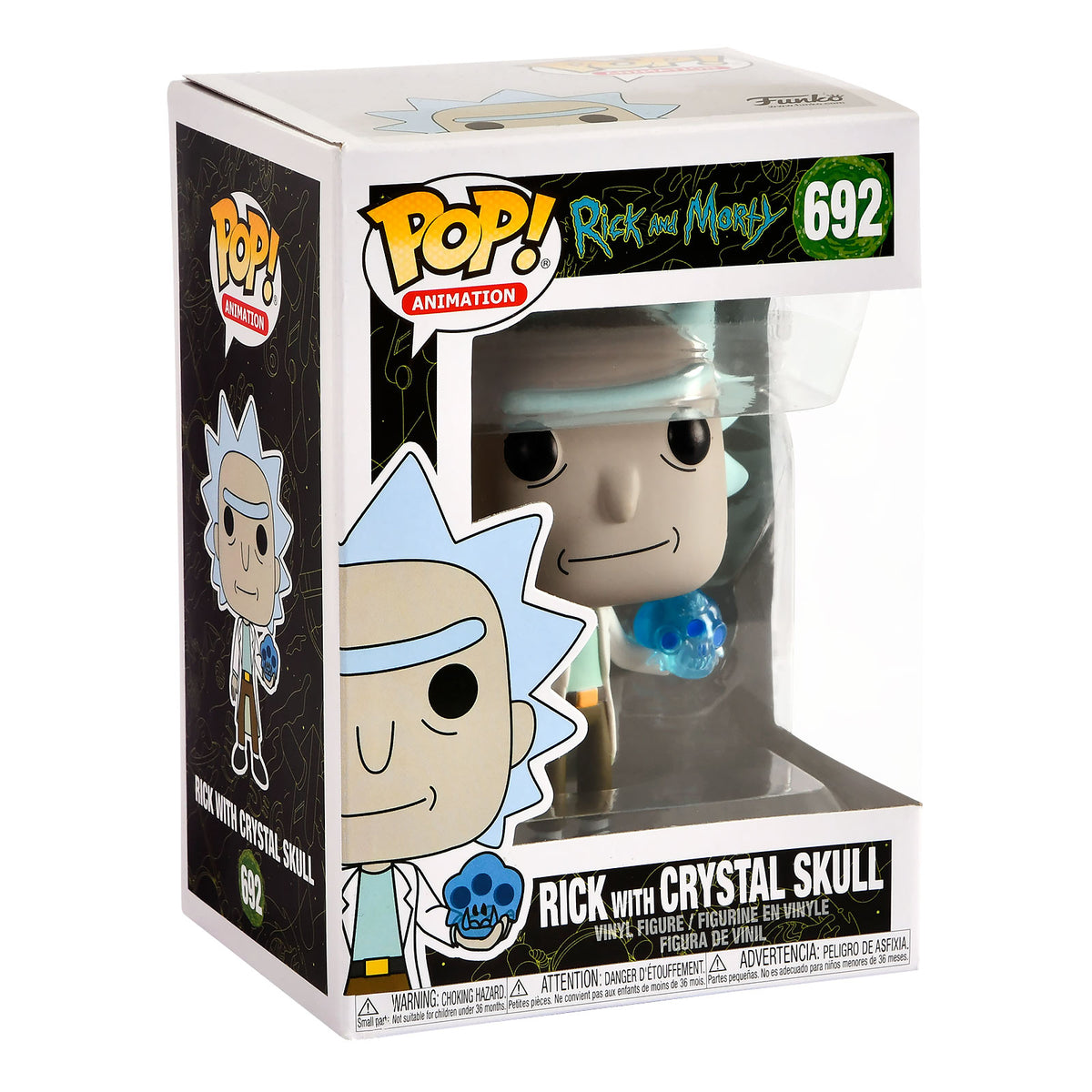 Image produit Rick and Morty - Rick With Crystal Skull Figurine Funko Pop