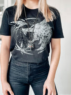 Image produit T-shirt Emblème Loup pour les fans de Witcher noir