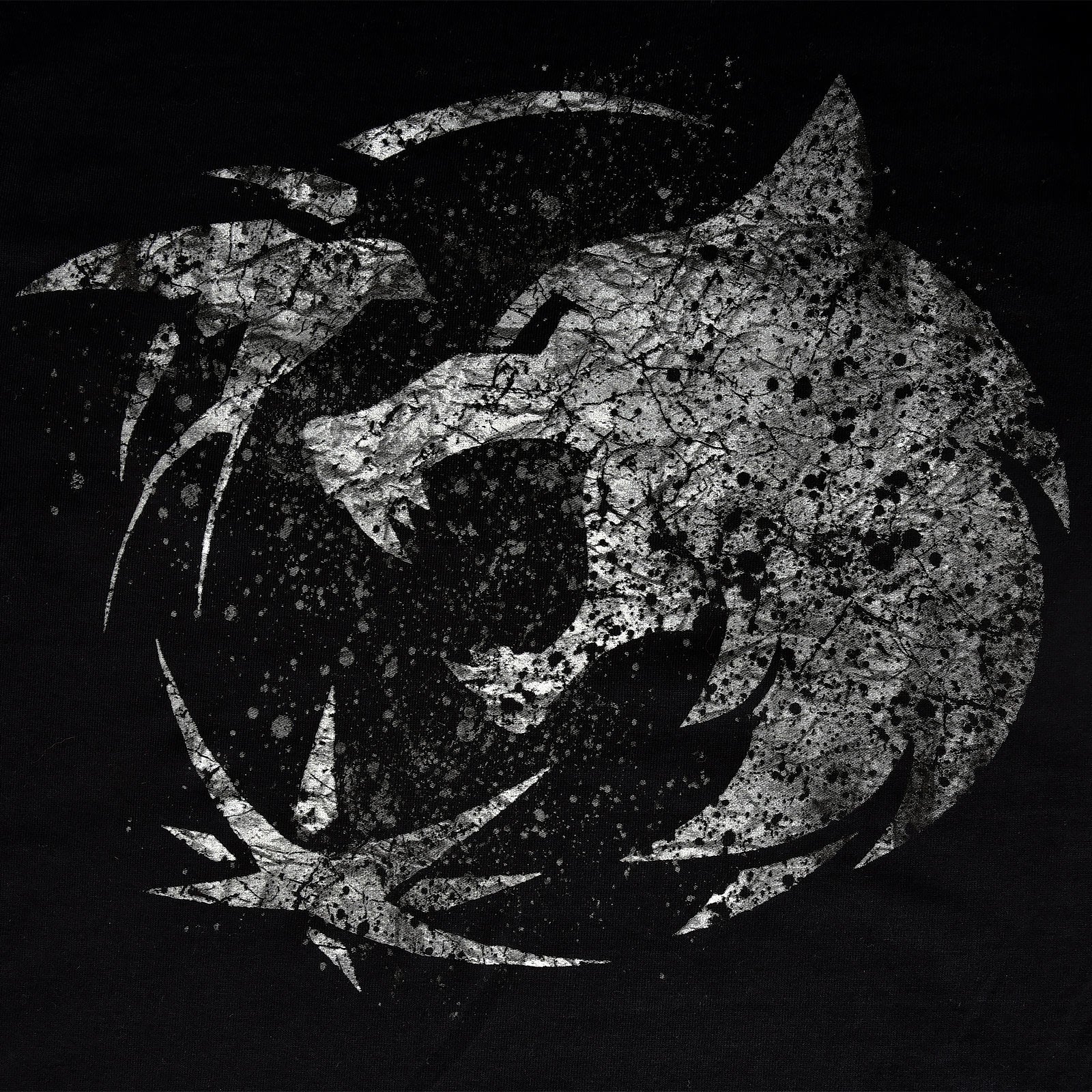Image produit T-shirt Emblème Loup pour les fans de Witcher noir