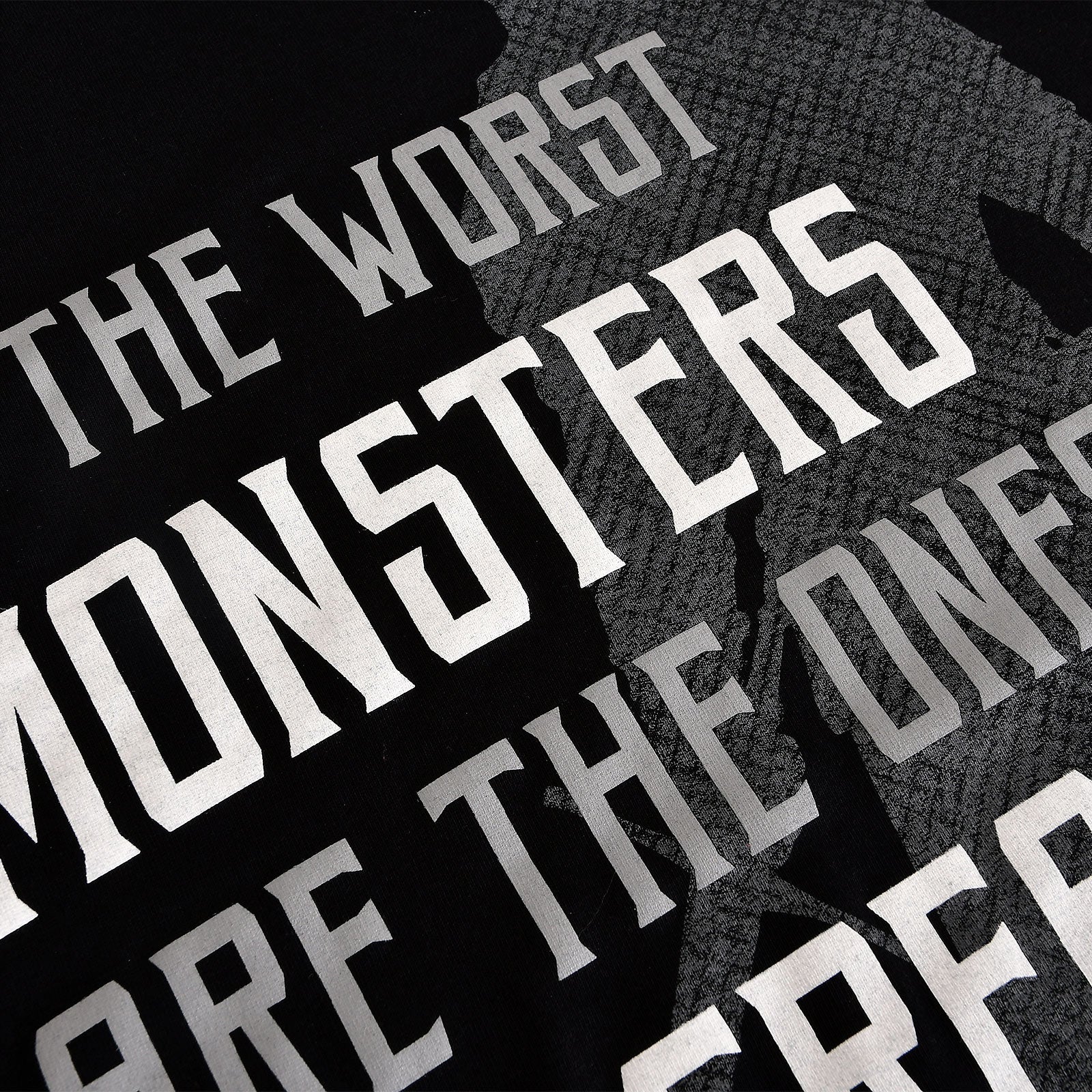 Image produit T-Shirt Monsters We Create pour les fans de Witcher noir