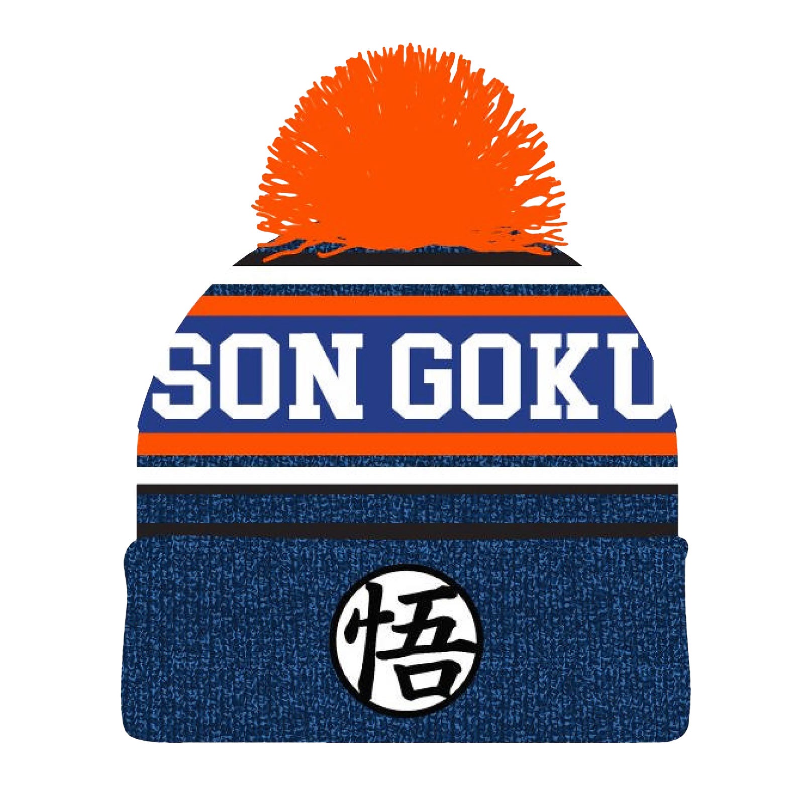 Image produit Dragon Ball Z - Bonnet Son Goku avec Pompon