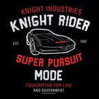 Image produit Knight Rider - K.I.T.T. Mode Super Poursuite T-shirt noir