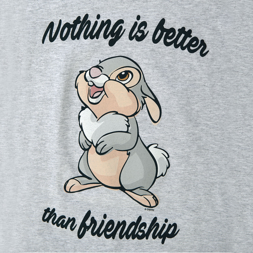 Image produit Bambi - T-shirt femme Thumper Friendship gris