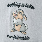 Image produit Bambi - T-shirt femme Thumper Friendship gris
