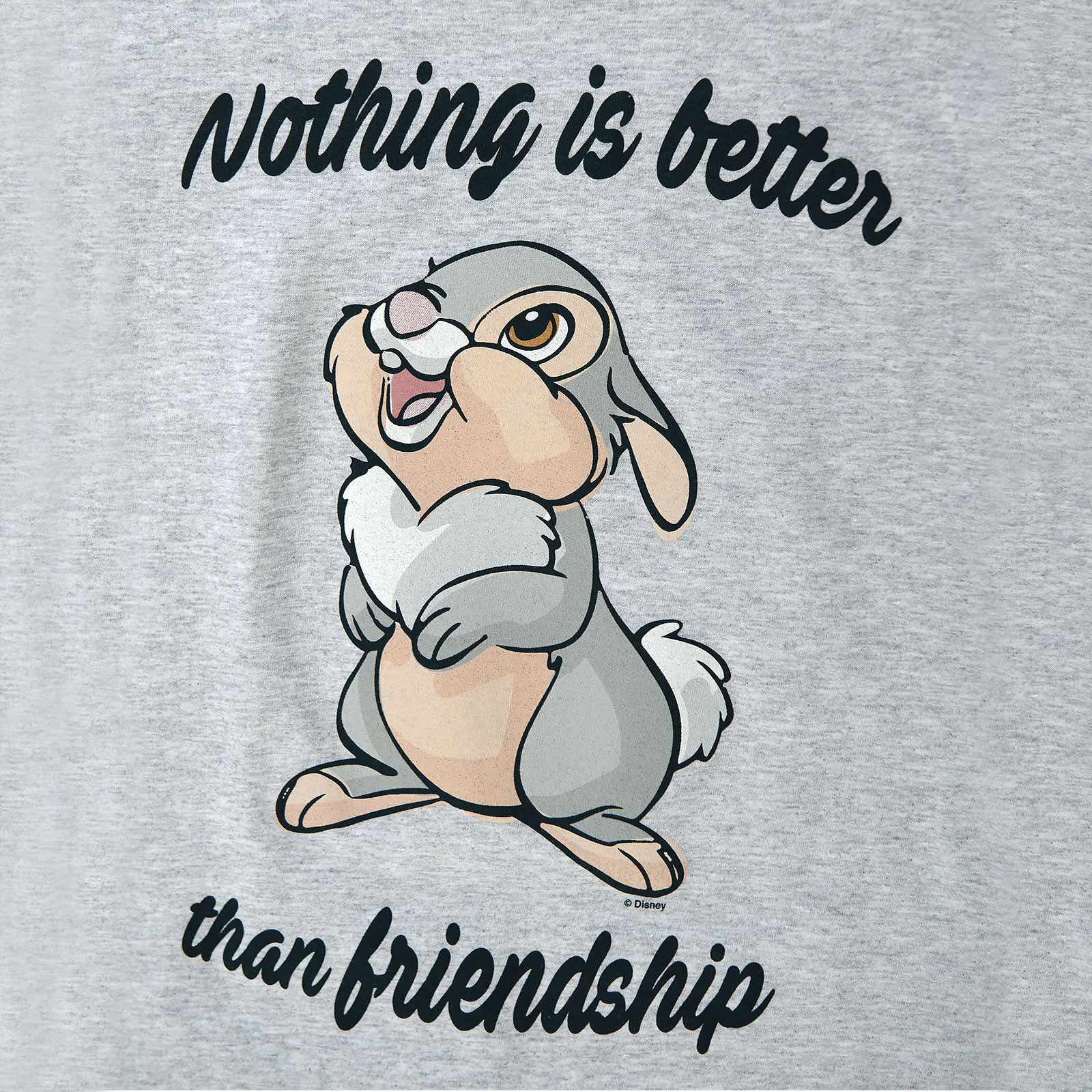 Image produit Bambi - T-shirt femme Thumper Friendship gris