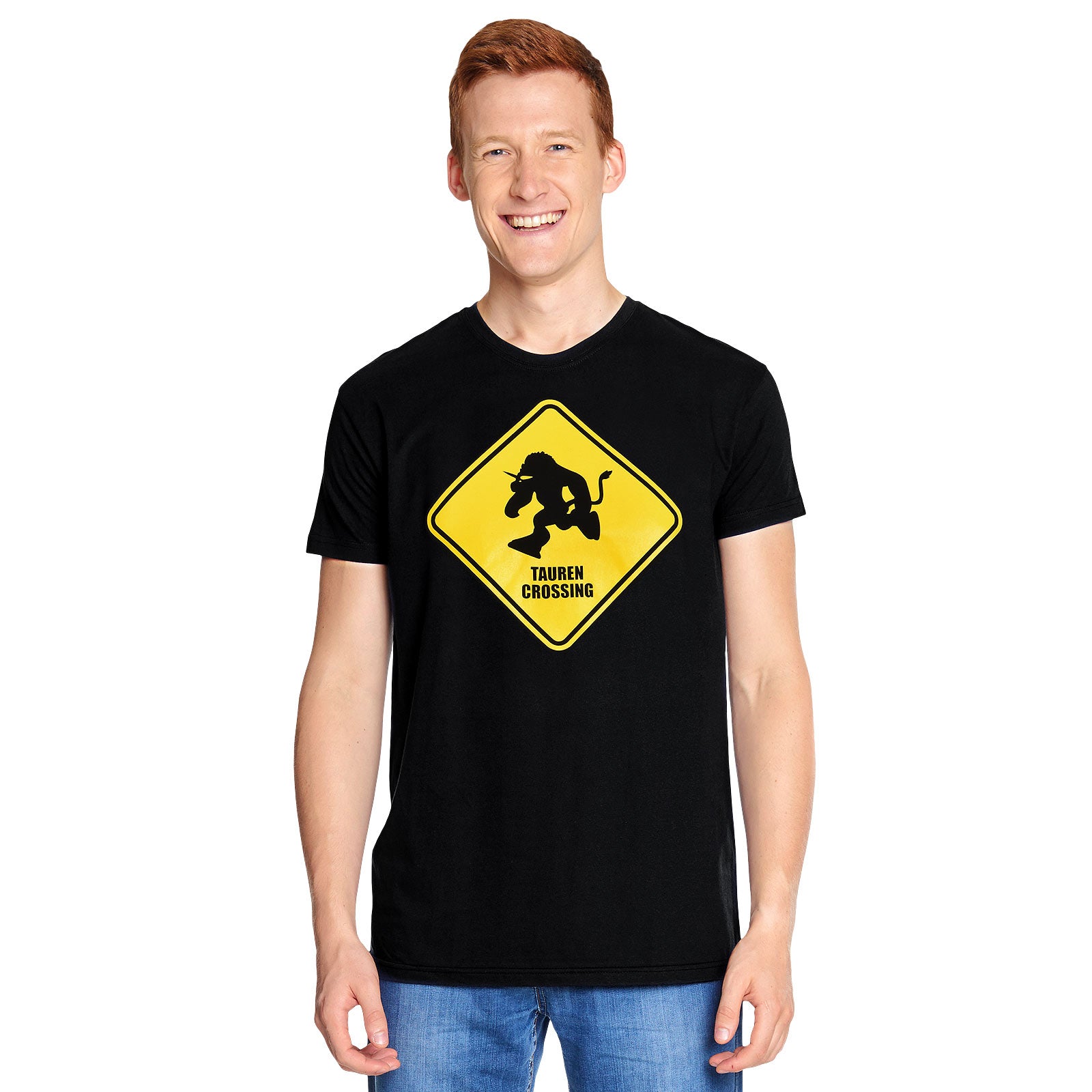 Image produit T-Shirt Tauren Crossing pour les fans de World of Warcraft noir