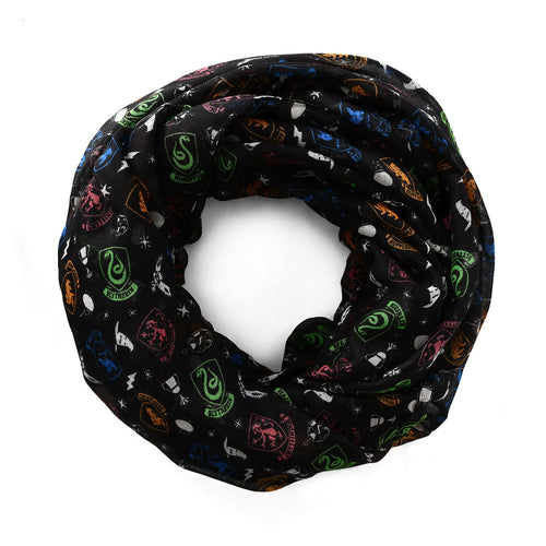 Product image Harry Potter - Hogwarts Crest Loop Scarf Black