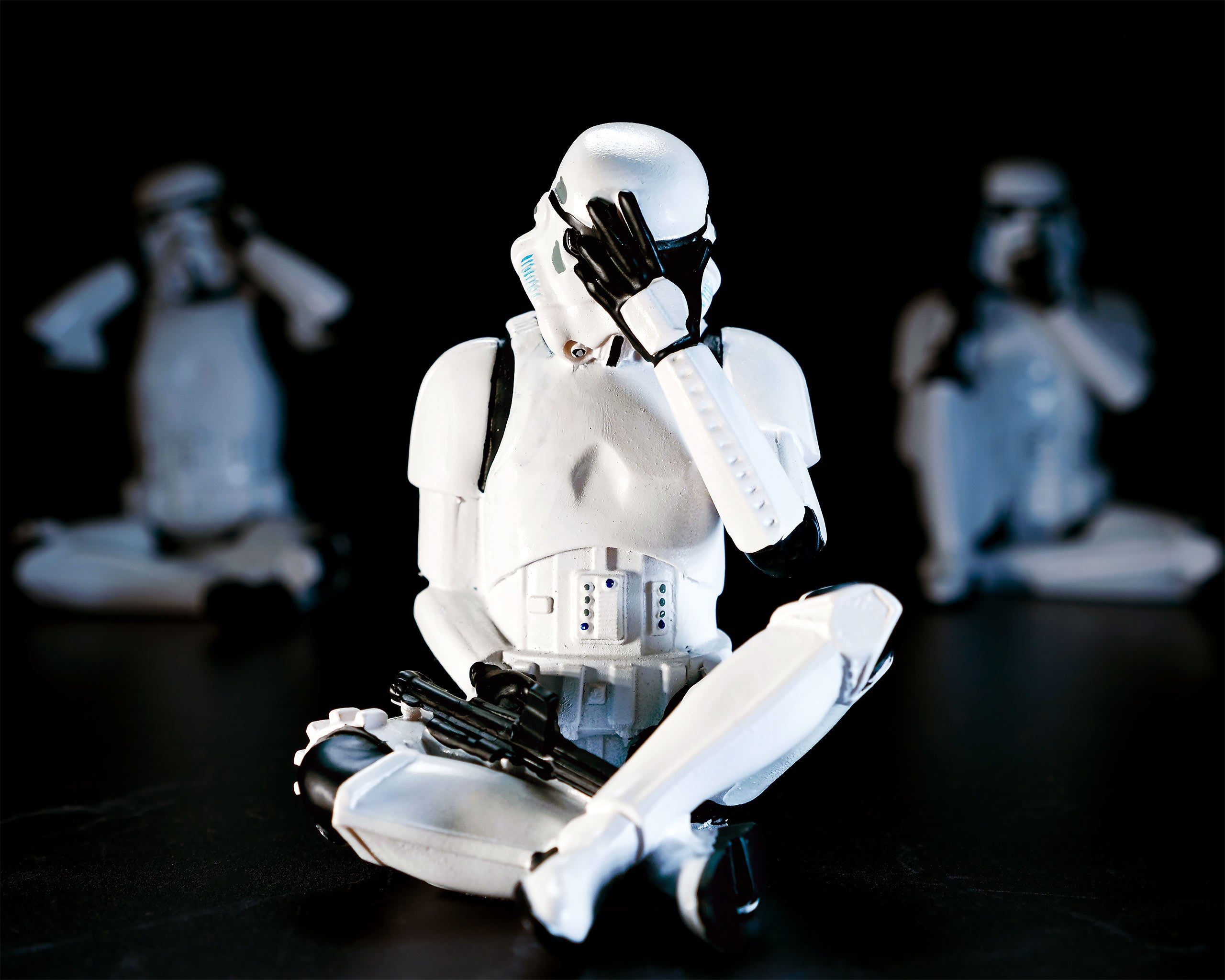 Image produit Figurine Originale Stormtrooper Ne Pas Voir 10cm