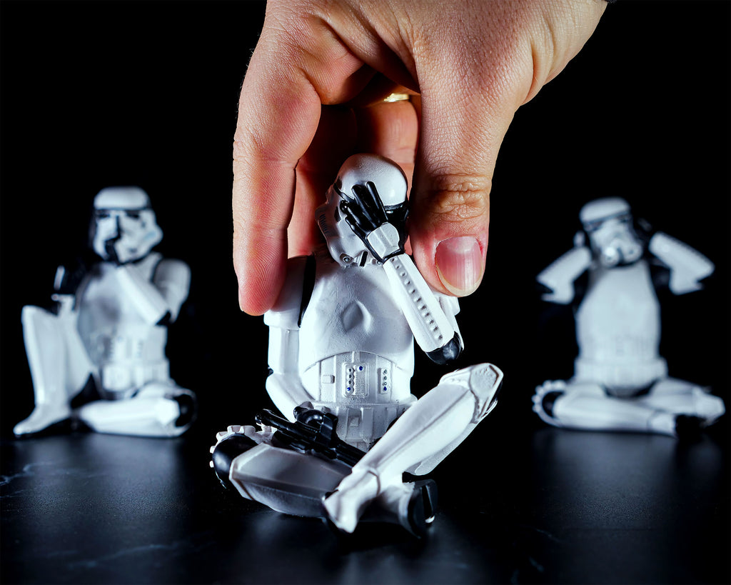 Image produit Figurine Originale Stormtrooper Ne Pas Voir 10cm