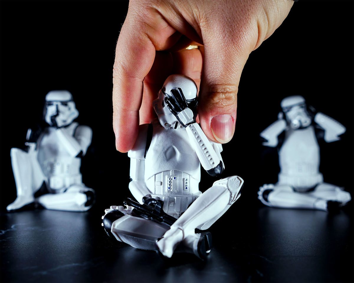 Image produit Figurine Originale Stormtrooper Ne Pas Voir 10cm