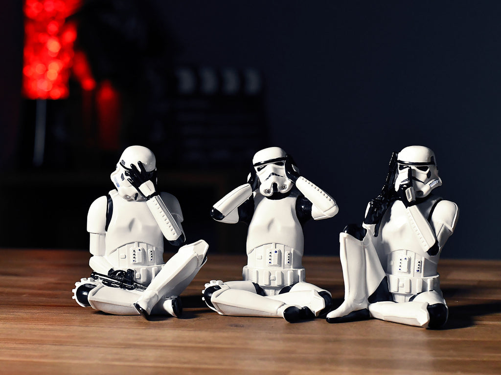 Image produit Figurine Originale Stormtrooper Ne Pas Voir 10cm