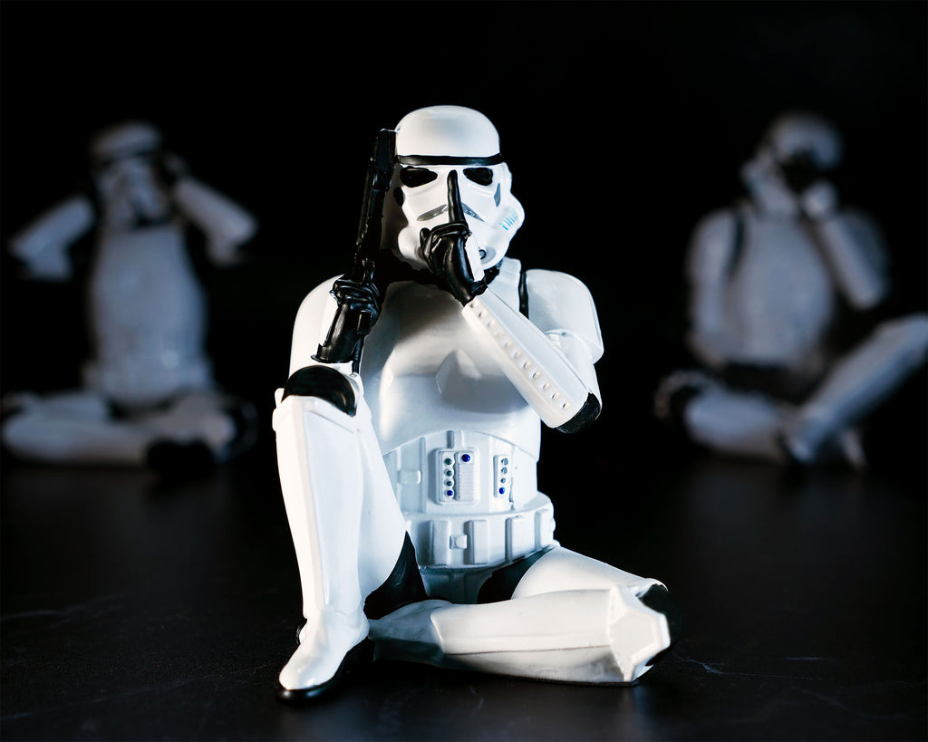 Image produit Figurine Original Stormtrooper Ne Parlez Pas 10cm