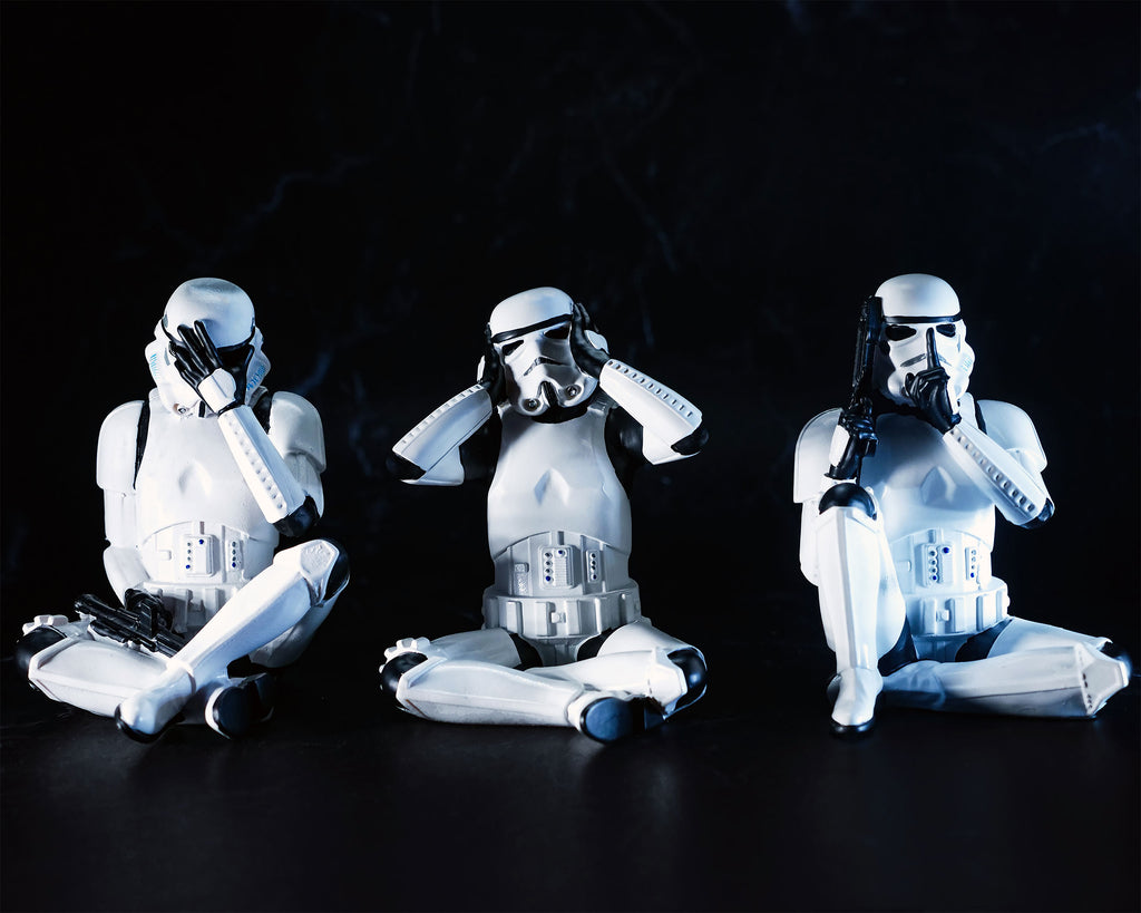 Image produit Figurine Original Stormtrooper Ne Parlez Pas 10cm