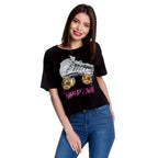 Image produit Birds of Prey - Harley Roller Skates Crop Top Femme noir