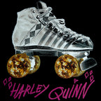 Image produit Birds of Prey - Harley Roller Skates Crop Top Femme noir
