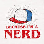 Image produit T-shirt Nerd Dustin pour les fans de Stranger Things blanc