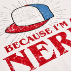 Image produit T-shirt Nerd Dustin pour les fans de Stranger Things blanc