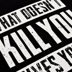 Image produit T-shirt noir 'Ce qui ne te tue pas te donne de l'XP'