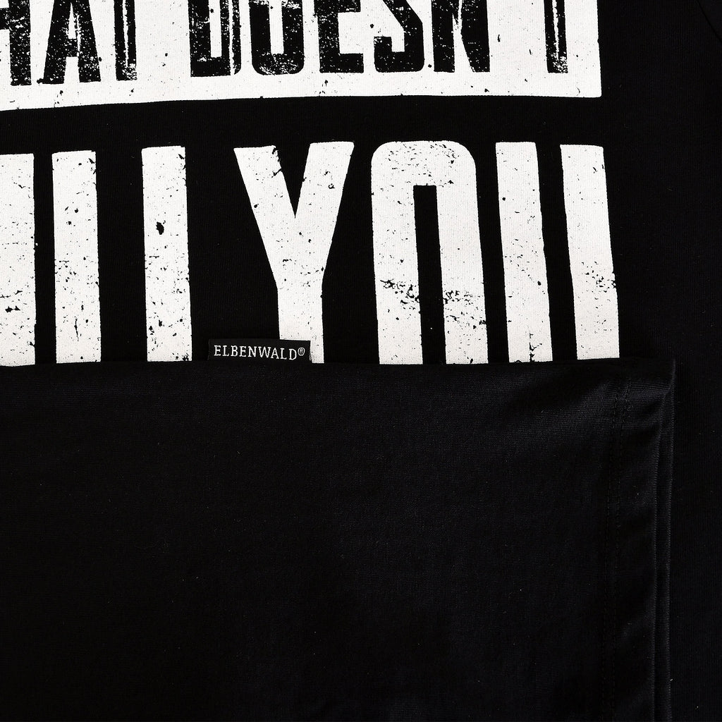 Image produit T-shirt noir 'Ce qui ne te tue pas te donne de l'XP'