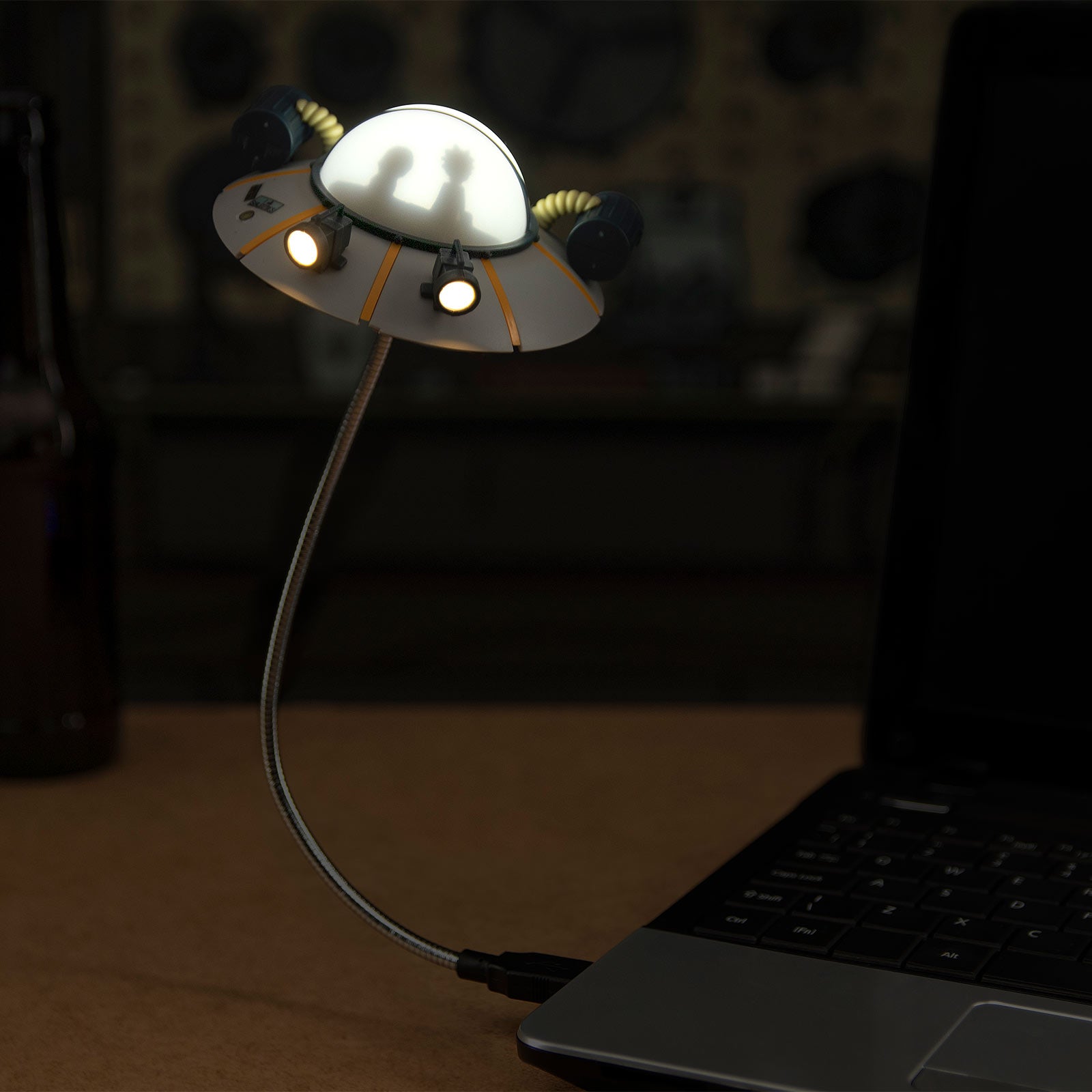 Image produit Rick and Morty - Le vaisseau spatial de Rick Lampe USB 3D