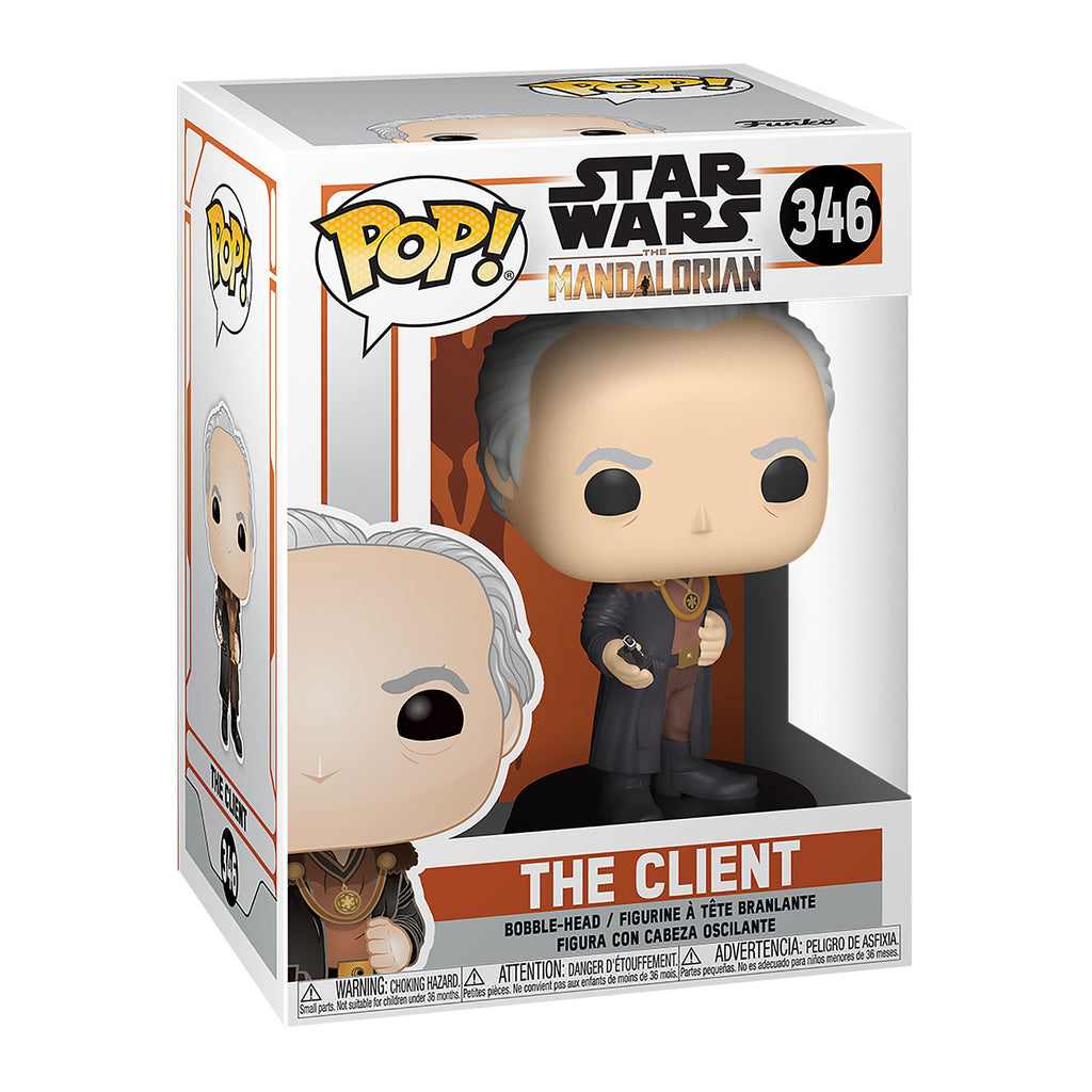 Image produit The Client Funko Pop figurine à tête branlante - Star Wars The Mandalorian