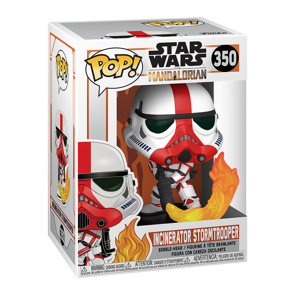 Image produit Incinerator Stormtrooper Funko Pop figurine à tête branlante - Star Wars The Mandalorian
