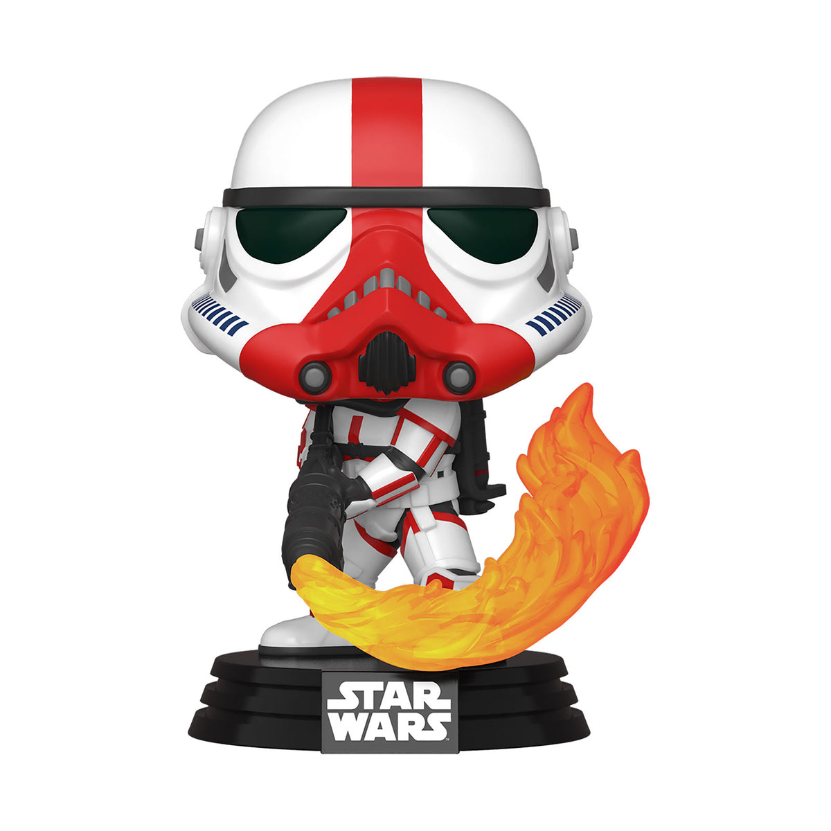 Image produit Incinerator Stormtrooper Funko Pop figurine à tête branlante - Star Wars The Mandalorian