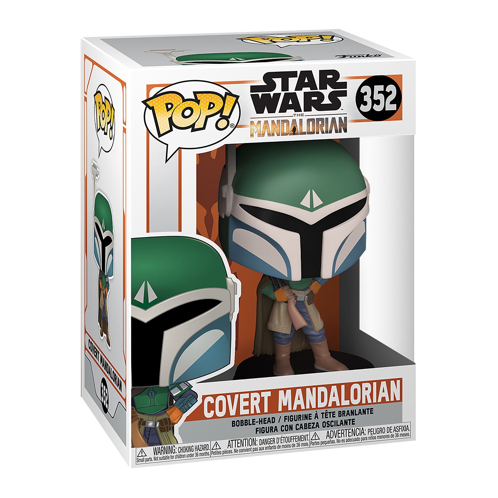 Image produit Covert Mandalorian Figurine Funko Pop à tête branlante - Star Wars The Mandalorian
