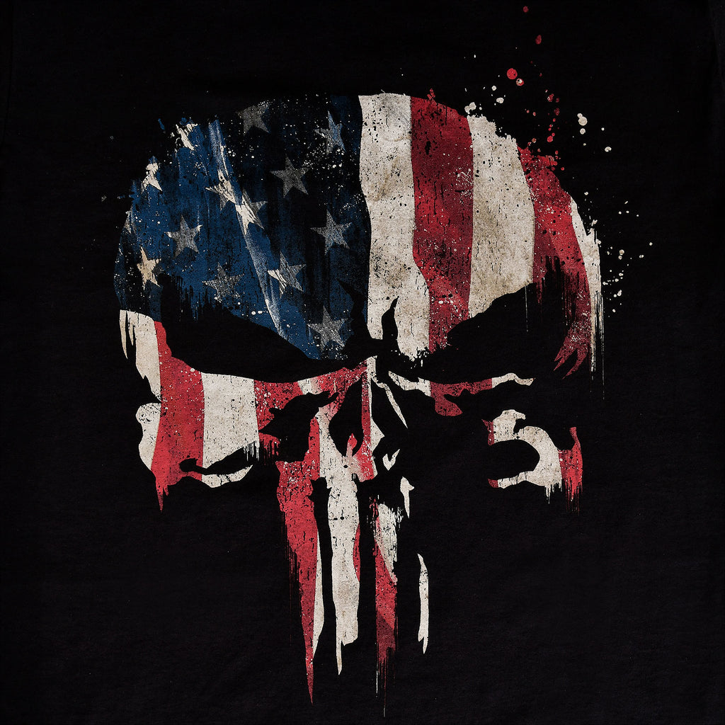 Product image Punisher - American Skull T-Shirt black