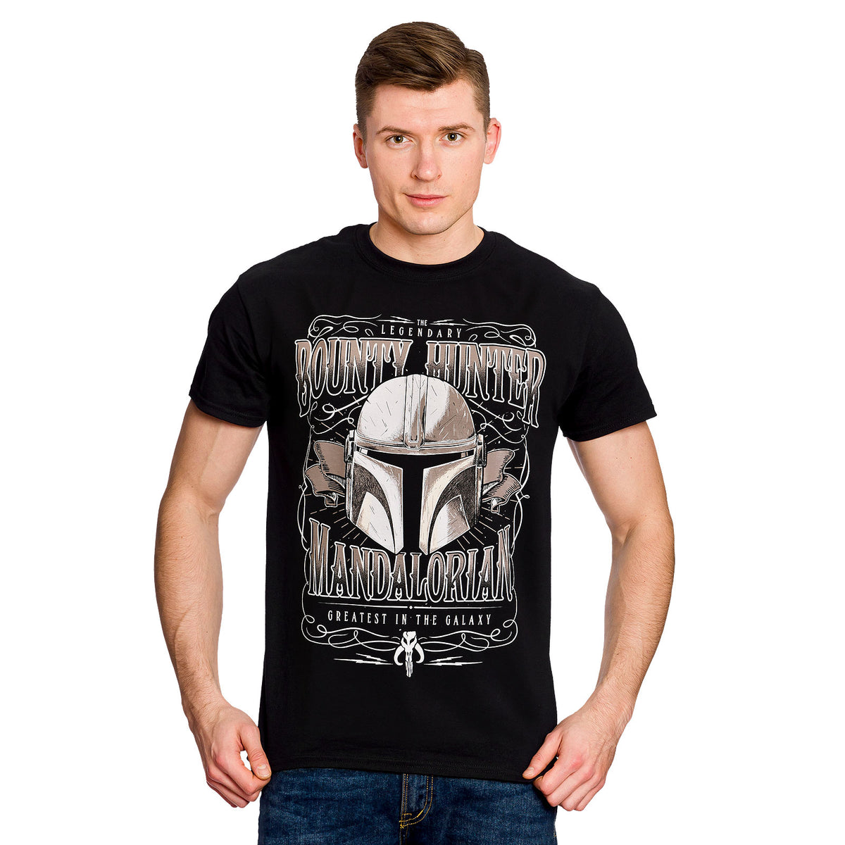 Image produit T-shirt noir Greatest in the Galaxy - Star Wars The Mandalorian